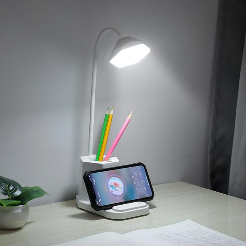

Многофункциональный USB Аккумуляторная Touch Dimmable LED Таблица Лампа Ручка Держатель для зарядки мобильного телефона
