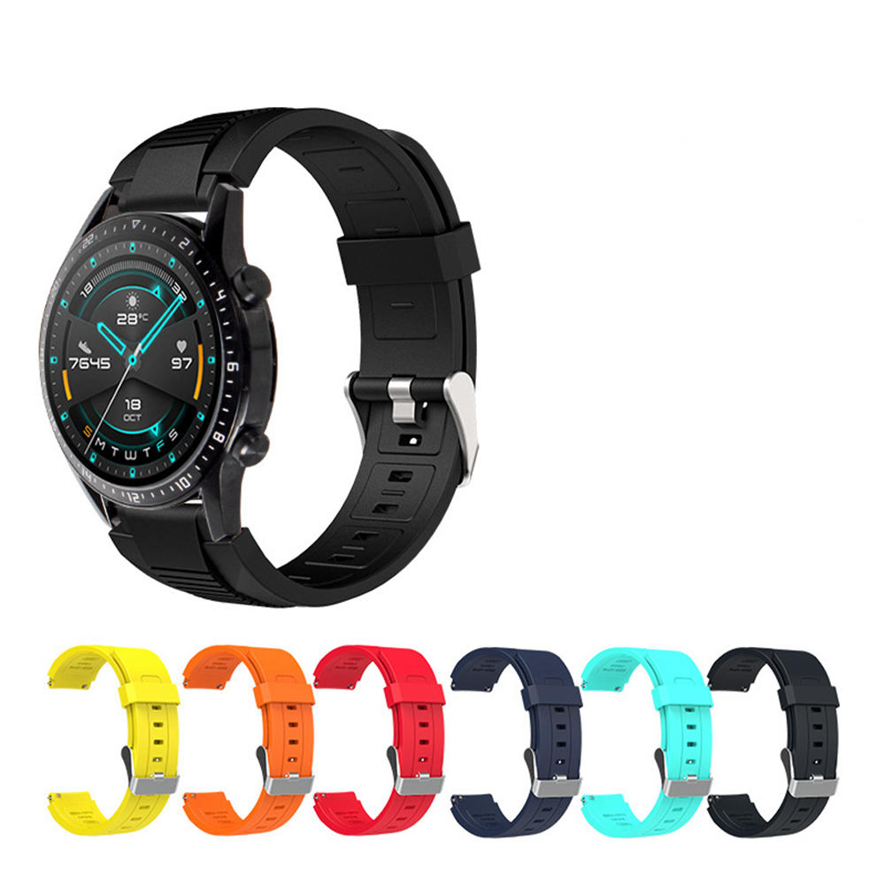 

Bakeey 22mm Colorful Silicone Watch Band for Amazfit GTR 47mm Huawei Watch GT 2 Smart Watch