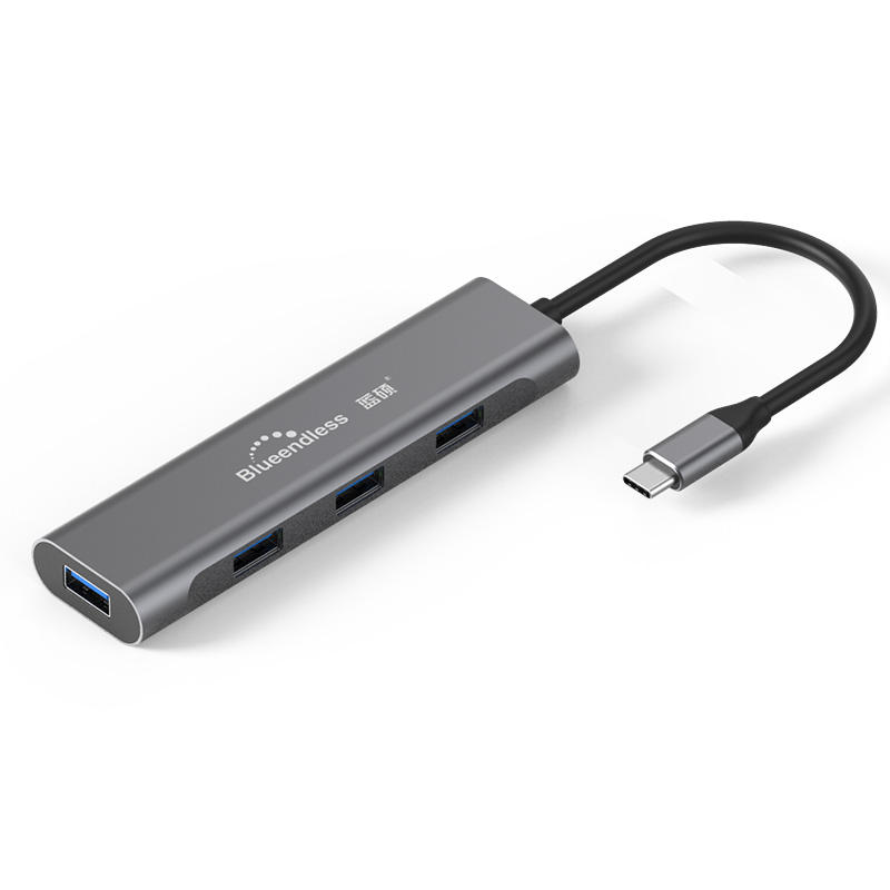 

Blueendless HC401 4-в-1 Type-C - 4-портовый USB 3.0 SD TF Card Reader Концентратор данных Высокоскоростной USB Поддержка