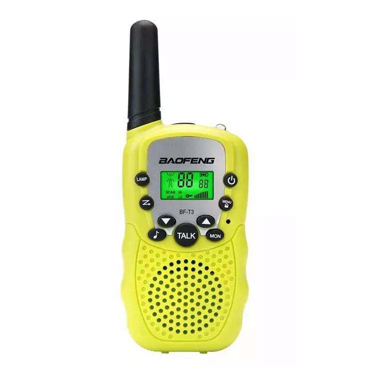 

4Pcs Baofeng BF-T3 Radio Walkie Talkie UHF462-467MHz 8 Channel Two-Way Radio Transceiver Built-in Flashlight Green