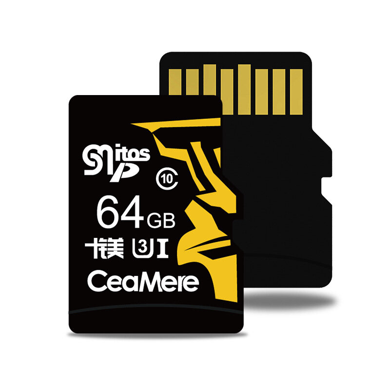 

CEAMERE SMITOSP 32GB/64GB Карта памяти U1 Class10 Высокоскоростная TF-карта MP3 MP4 Хранение данных для мобильного телеф