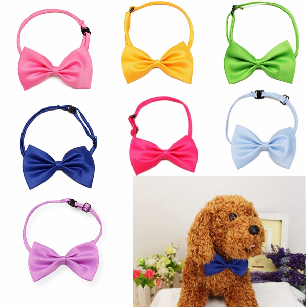 24SHOPZ Cat Dog Neck Tie Dog Bow Tie Pet Grooming Supplies Pet Headdress Bow-tie Necktie