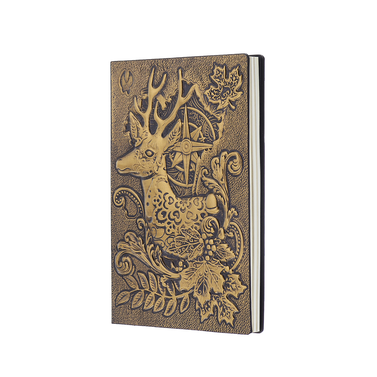 A5 Retro Notepad Relief European Notebook Gift for School Student Office Stationery Supplies—8
