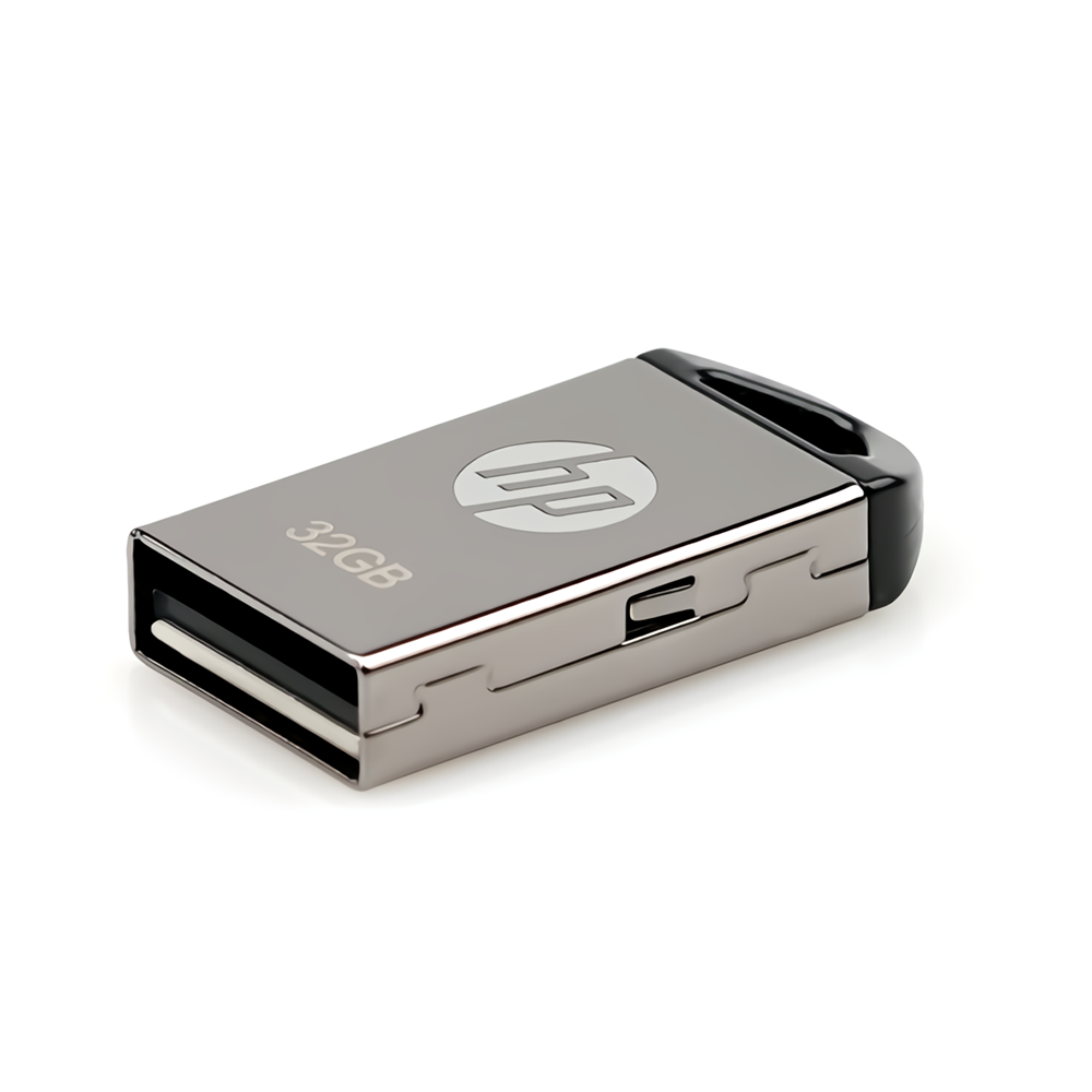 Find HP Mini Metal USB2.0 Flash Drive Pendrive 64GB 32GB Flash Memory Disk USB Stick for Laptop Car V221W for Sale on Gipsybee.com with cryptocurrencies