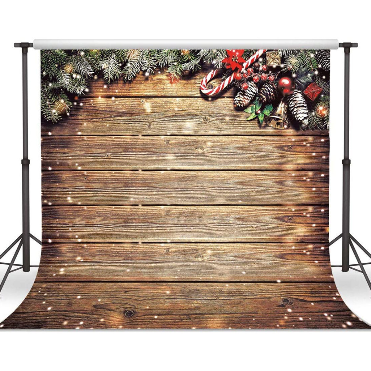 Find Horizontal Vertical Christmas Photography Backdrop Snowflake Glitter Wood Wall Photo Background Studio Home Party Decor Props for Sale on Gipsybee.com with cryptocurrencies