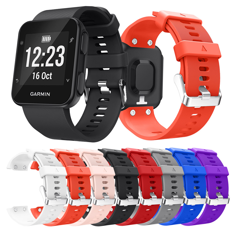 Find Replacement Silicone Waterproof Quick Fit Watch Strap Wristband for Garmin Forerunner 35 for Sale on Gipsybee.com with cryptocurrencies