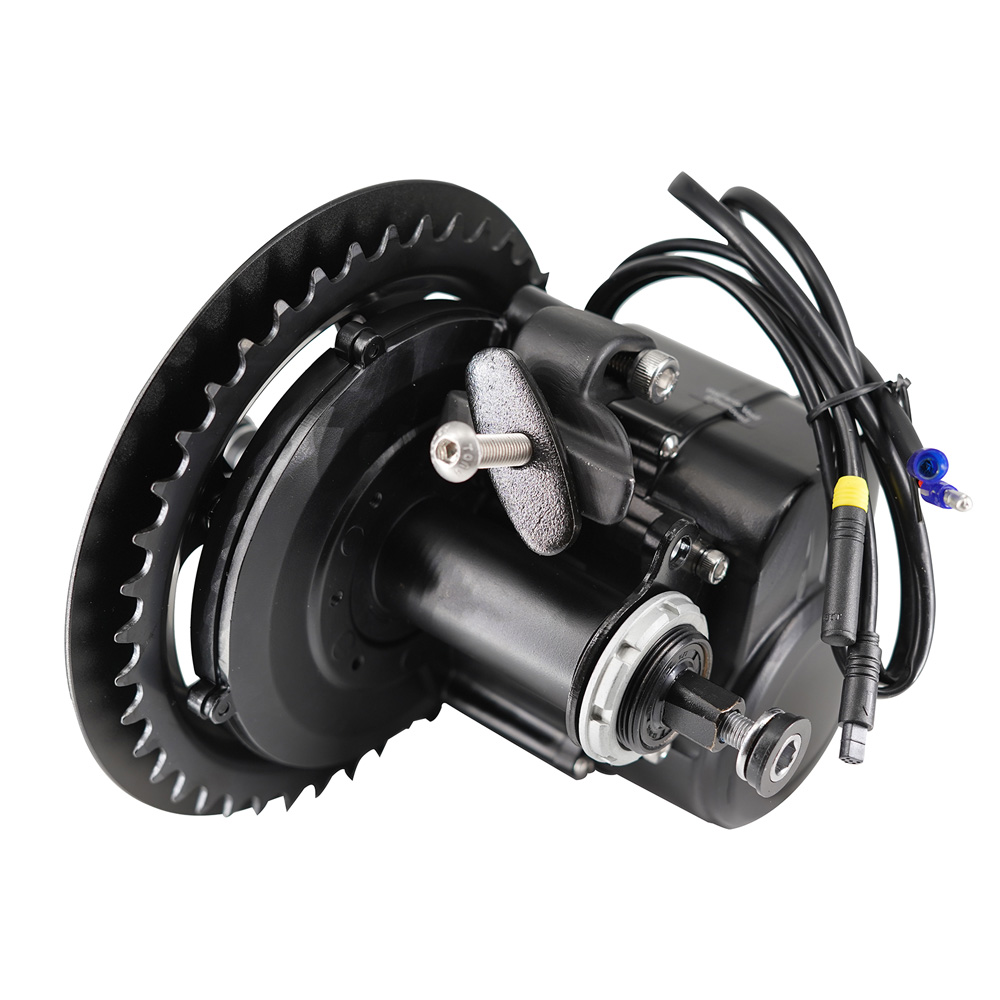 Find EU Direct TongSheng TSDZ2 48V 500W Electric Bike Mid Drive Motor with VLCD5 Screen 42T Discs Bicycle Conversion Accessories for Sale on Gipsybee.com with cryptocurrencies