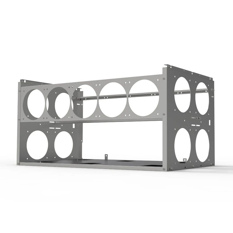 Find Stackable 8 GPU Open Air Frame Mining Rig Frame Rack Case For ETH/ETC/ ZCash Bitcoin Miner for Sale on Gipsybee.com