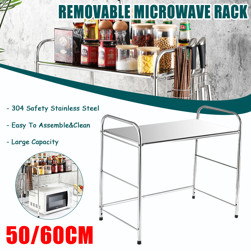 Find Bakeey 50/60cm Single Layer Microwave Oven Rack Stainless Steel for Sale on Gipsybee.com with cryptocurrencies