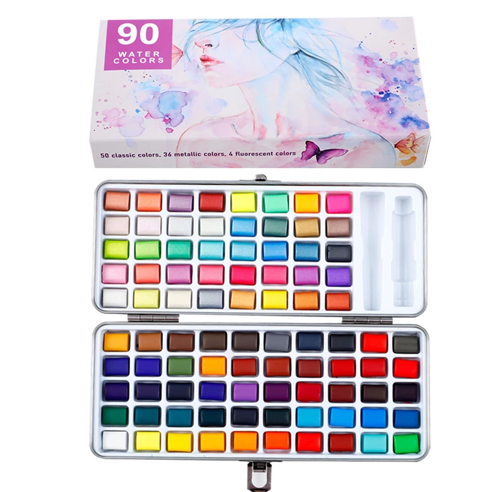 Find 50/72/80 Colors Solid Watercolor Set Professional for Drawing Art Paint Supplies Art Supplies Bright Colors for Sale on Gipsybee.com with cryptocurrencies