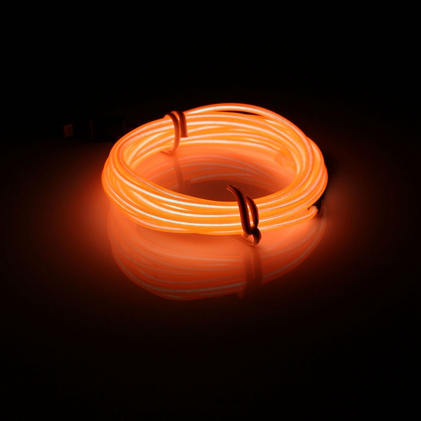 Find 2M EL Led Flexible Soft Tube Wire Neon Glow Car Rope Strip Light Xmas Decor DC 12V for Sale on Gipsybee.com with cryptocurrencies