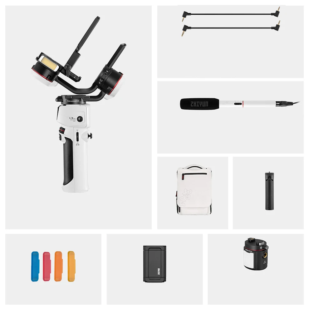 Find Zhiyun CRANE M3 Pro 3 Axis Handheld Gimbal Stabilizer with Fill Light Microphone Storage Backpack for Canon for Sony for Nikon DSLR Mirrorless Camera Smartphone for iPhone 13 for Sale on Gipsybee.com