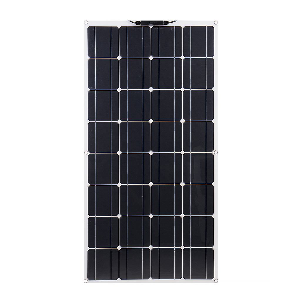 Find 2PCS 100W 18V Highly Flexible Monocrystalline Solar Panel Waterproof For Car RV Yacht Ship Boat for Sale on Gipsybee.com with cryptocurrencies