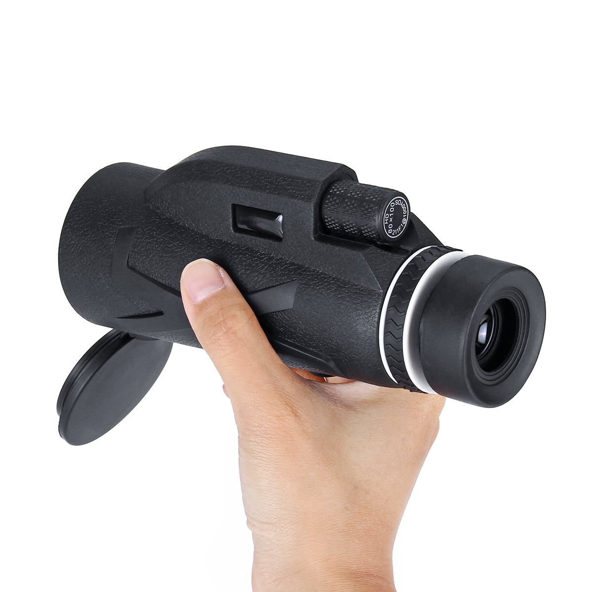 80x100 Magnification Portable Monocular Telescope Powerful Binoculars Zoom Great Handheld Telescope Military HD Professional Hunting 8
