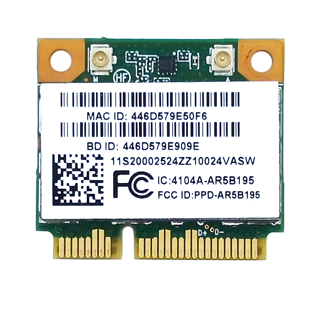 Find 2 4G 150Mbps Internal Wireless Network Adapter with bluetooth3 0 WiFi Adapter Network Card for Laptop Lenovo G480 G580 G780 Y480 Y580Y570 AR5B195 for Sale on Gipsybee.com with cryptocurrencies