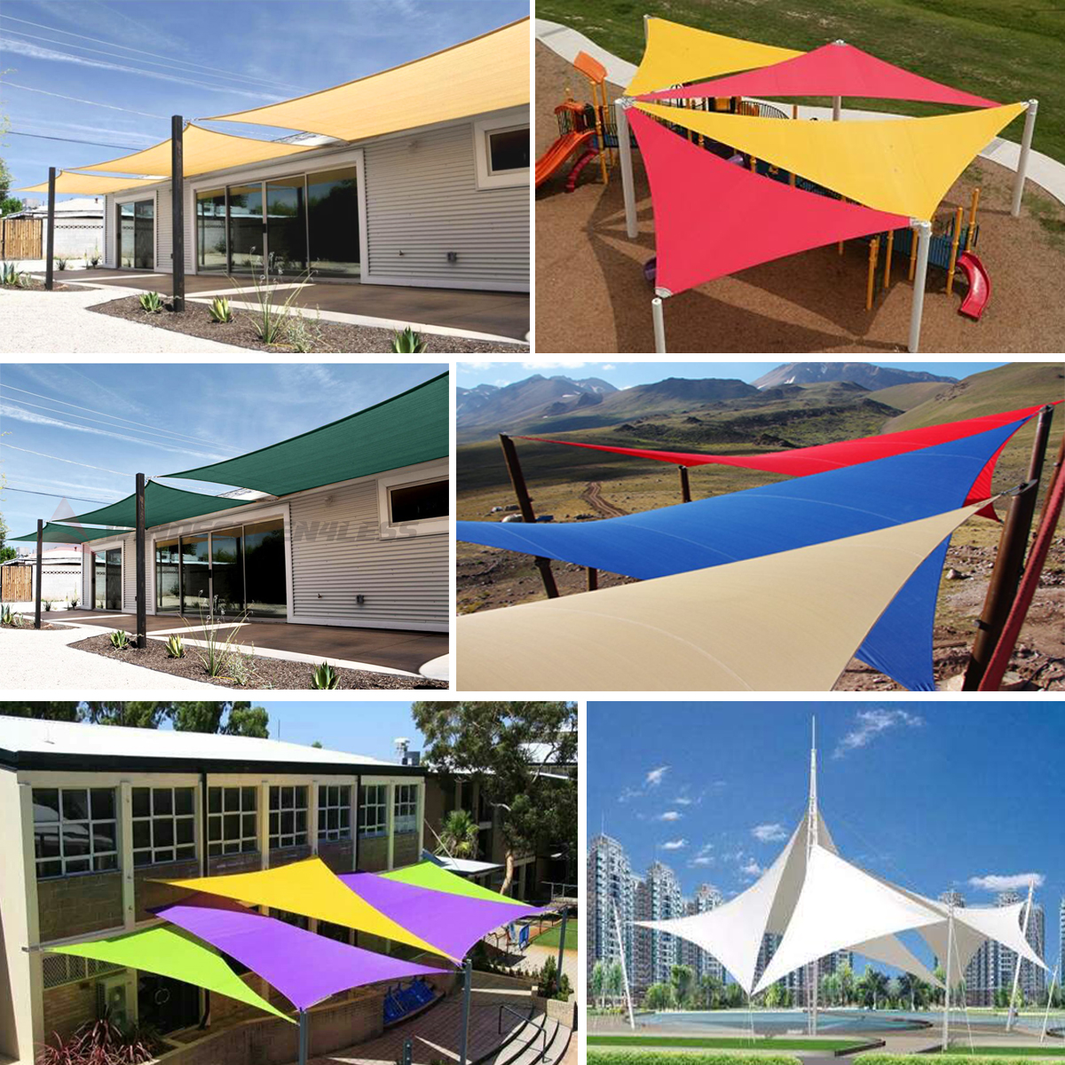 Find Outdoor Shade Sunscreen Waterproof Triangular UV Sunshade Sail Combination Net Triangle Sun Sail Tent Camping Garden for Sale on Gipsybee.com with cryptocurrencies