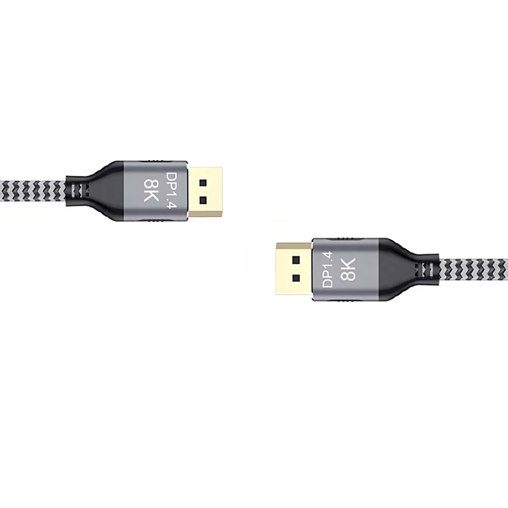 Cabledeconn 5m DP 1.4 HD PC Notebook Adapter Cable Connectors 1m 2m 3m Flat Head Monitor Cable 8K@60Hz Game for Computer TV Projector 2