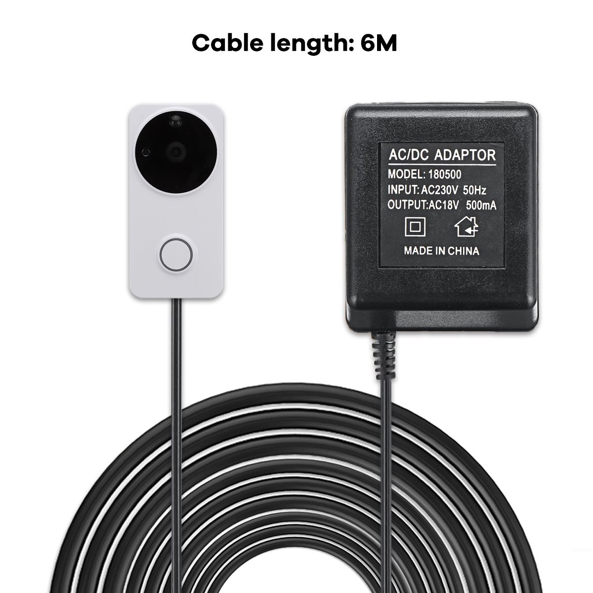 6M US Plug Video Ring Doorbell Power Supply Adapter Transformer eBay