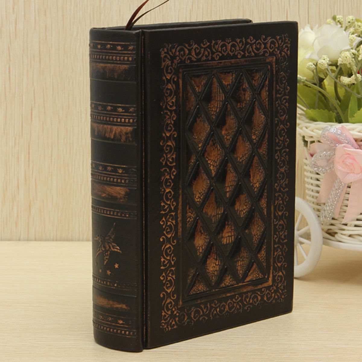Vintage Classic Black Golden Plaid Notebook Diary Creative School Office Supplies Stationery Personal Diary Supplies—9