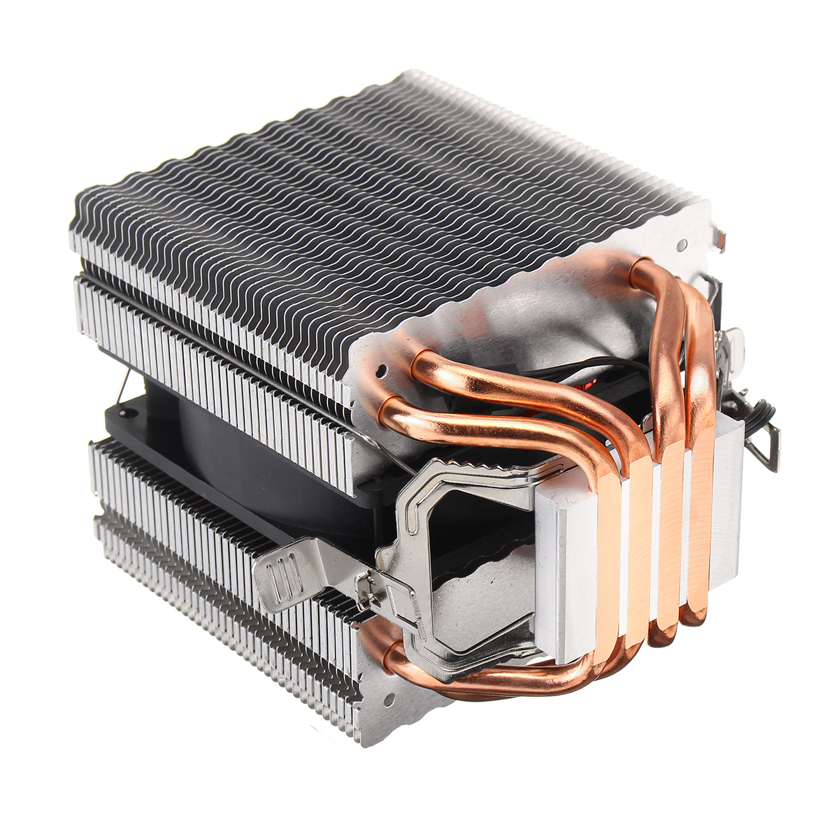 Find 3 Pin Four Copper Pipes Red Backlit CPU Cooling Fan for Intel 1155 1156 AMD for Sale on Gipsybee.com with cryptocurrencies