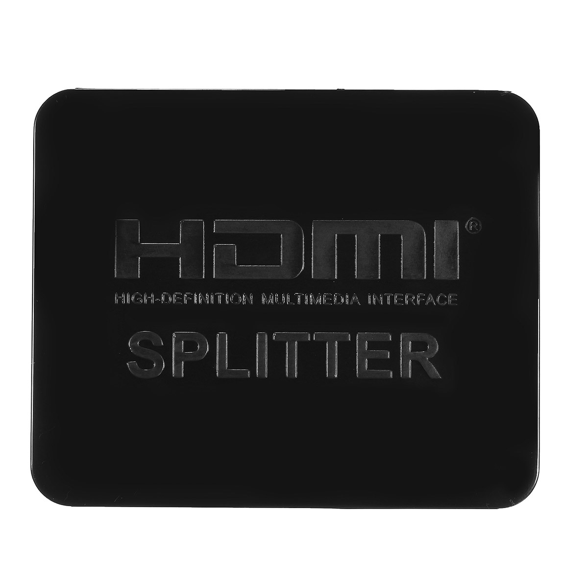1080p Hd 1 In 2 Out Splitter Switcher Support 3d Black For Hdtv