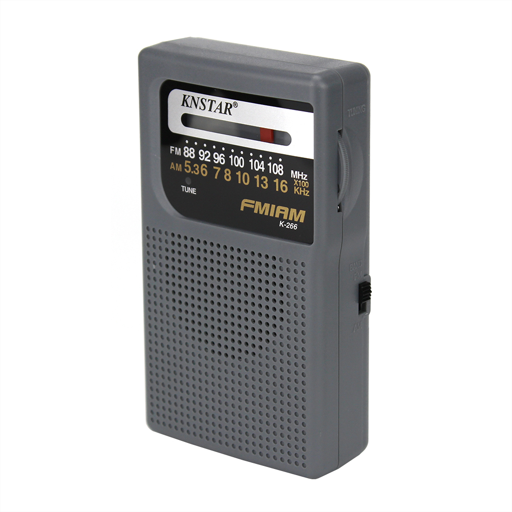 Find KNSTAR K 266 Portable Mini AM FM Semiconductor Radio Built in Speaker Antenna 3 5mm AUX Headphone Jack for Sale on Gipsybee.com with cryptocurrencies