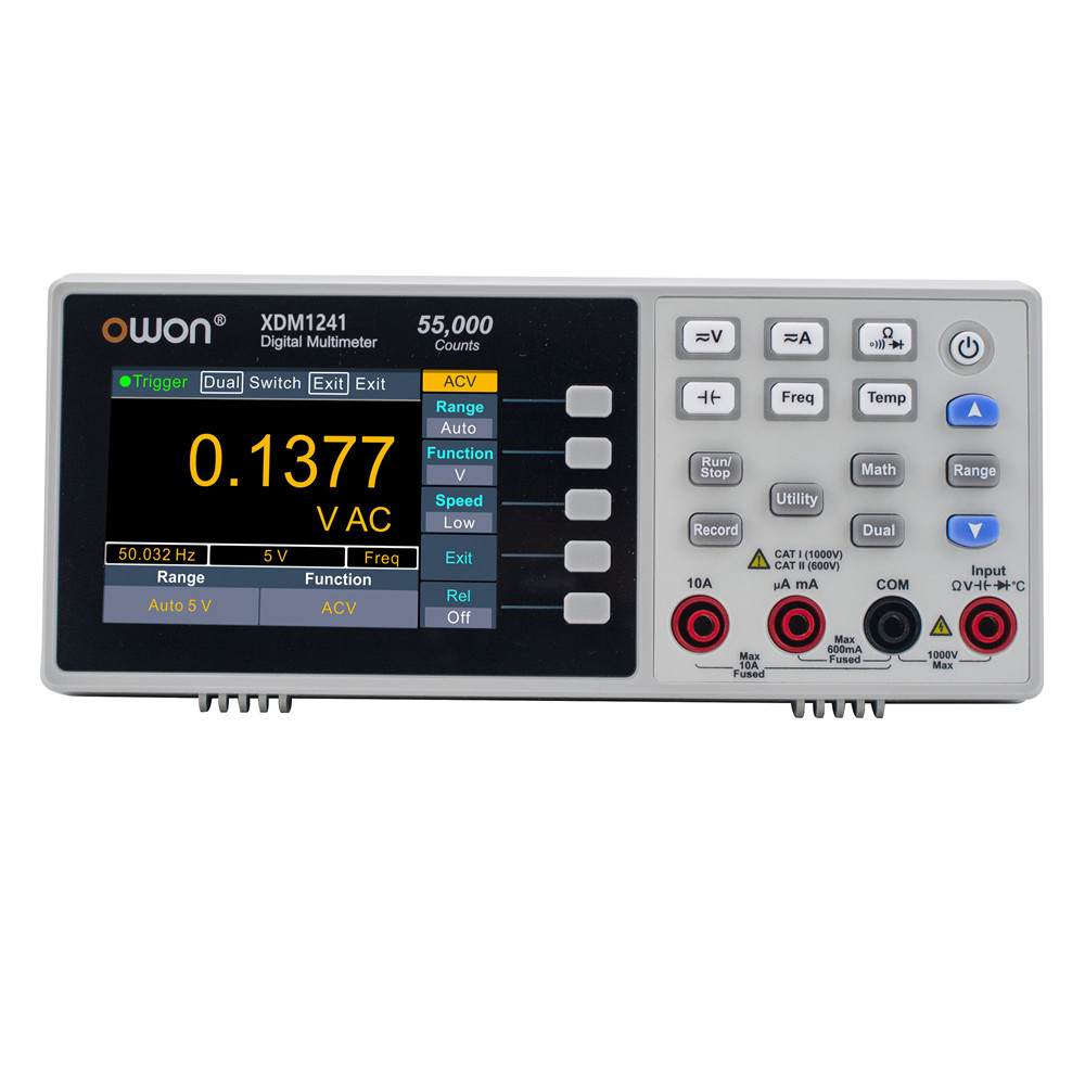 Find OWON XDM1241 USB Digital Multimeter 55000 Counts Universal Desktop Multimeters Meter with 3 5 inch TFT LCD Screen for Sale on Gipsybee.com with cryptocurrencies