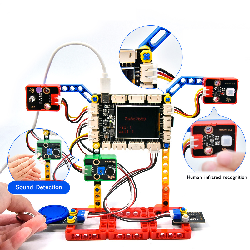 Find STEM Electronic Building Blocks Programming Learning Board Compatible with LEG0 for Arduino Mixly for Sale on Gipsybee.com with cryptocurrencies