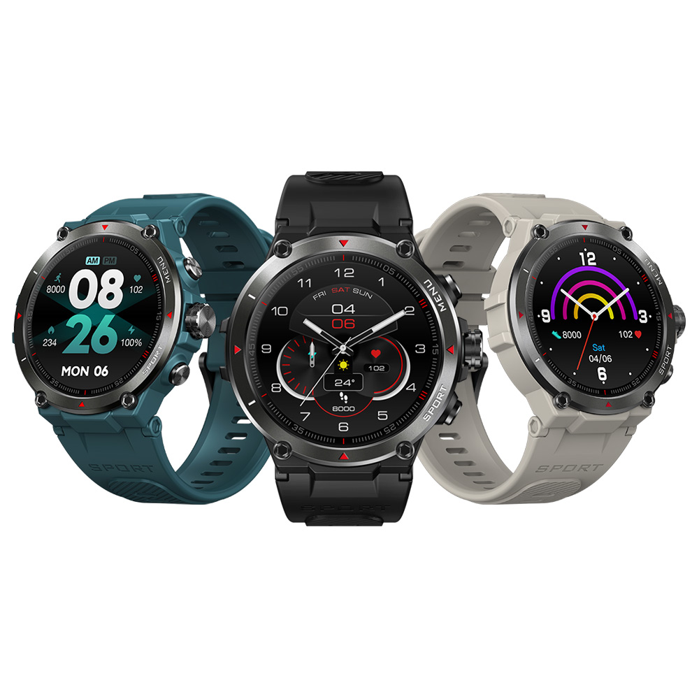 [IN STOCK] Zeblaze Stratos 2 360*360px Always-On AMOLED Display 4 Satellite 3 Modes GPS Heart Rate SpO2 Monitor 100+ Watch Faces 5ATM Waterproof Smart Watch 1