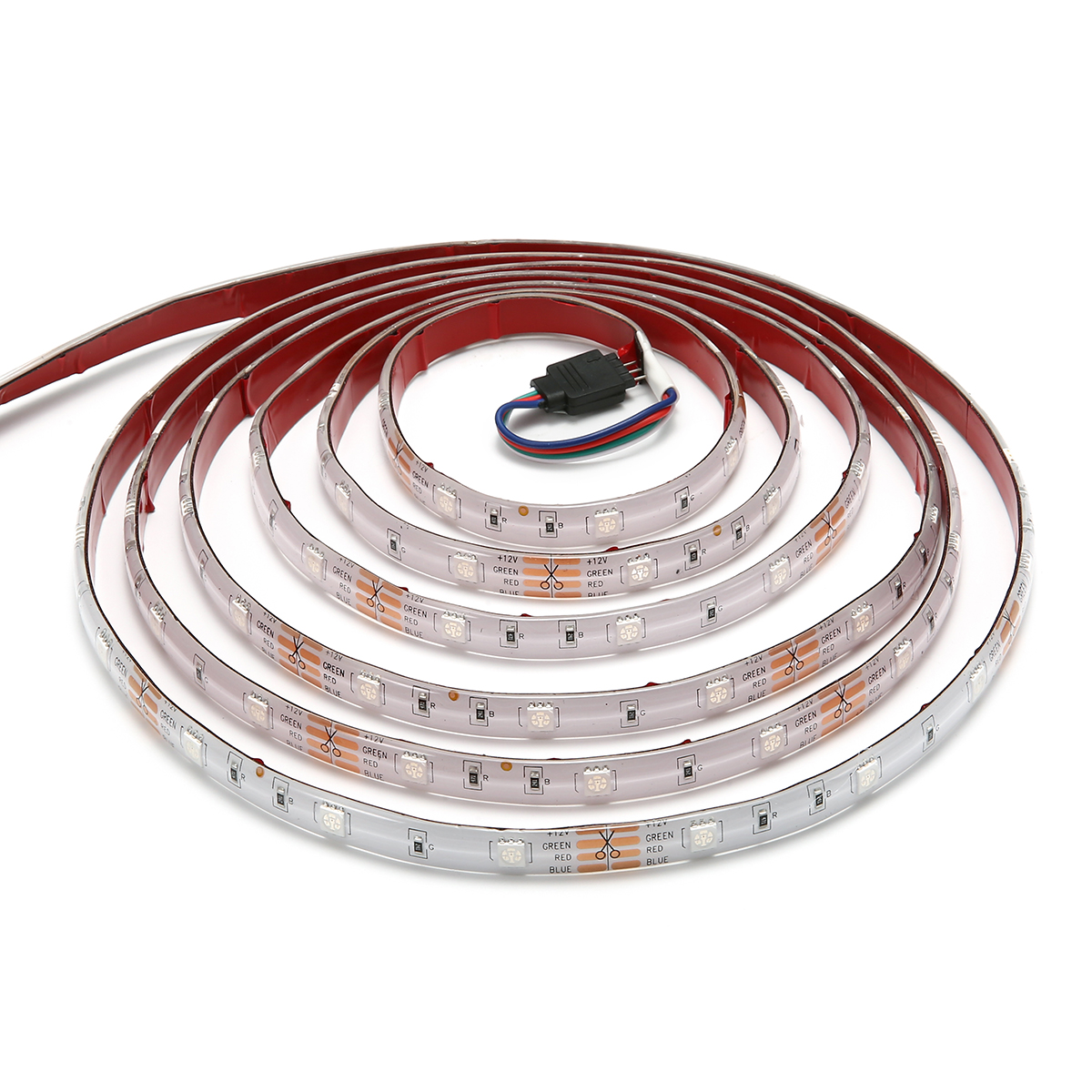 Find 2PCS 5M 5050 LED Strip Light RGB Waterproof Decorative Lamp Power Supply 44Keys Remote Control DC12V for Sale on Gipsybee.com with cryptocurrencies