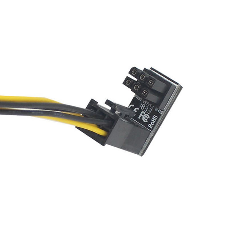 Find JEYI Graphics Power Adapter ATX 6PIN 8PIN Power Interface Turn 180 Degree Steering Adapter for Sale on Gipsybee.com with cryptocurrencies
