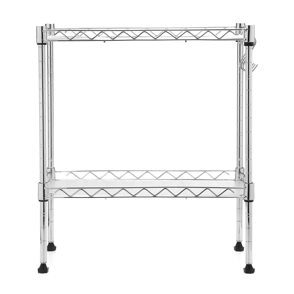 2/3 Layers Kitchen Organizer Shelf Carbon Steel Adjustable Kitchen Storage Baskets Kitchen Organizer Dish Rack Holder—3