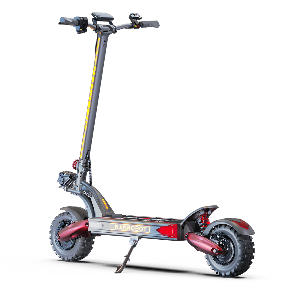 Find [EU Direc] NANROBOT LS7+ 60V 40Ah 2400W*2 Dual Motor 11in Oil Brake Folding Electric Scooter 60KM Mileage E-Scooter for Sale on Gipsybee.com with cryptocurrencies