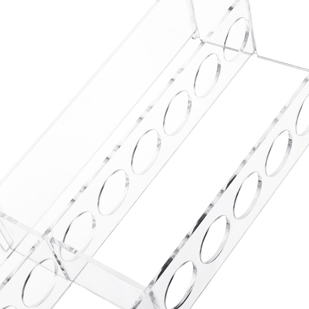 Find 50ml 12 Holes Plexiglass Organic Glass Test Colorimetric Single Row Tube Rack Holder for Sale on Gipsybee.com with cryptocurrencies