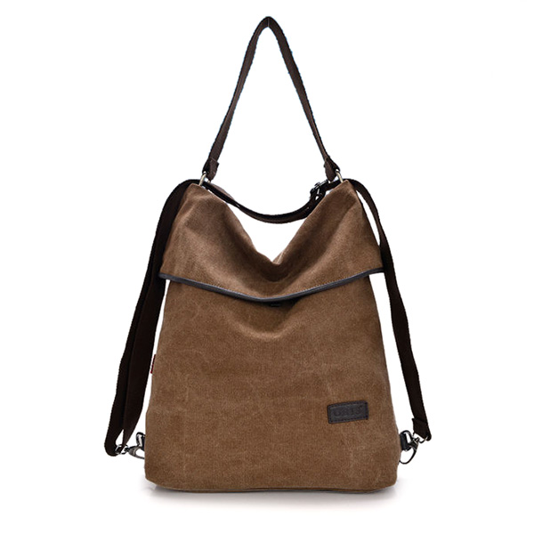 24SHOPZ Women Canvas Handbags Girls Casual Shoulder Bags Backpacks Crossbody Bags