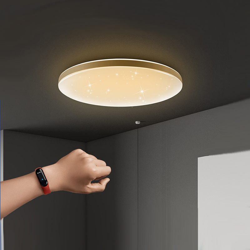 Find Zeeray 220 240V 28W Smart Wifi Bluetooth Ceiling Light Starry Lampshade Stepless Dimming APP Remote Control for Sale on Gipsybee.com with cryptocurrencies