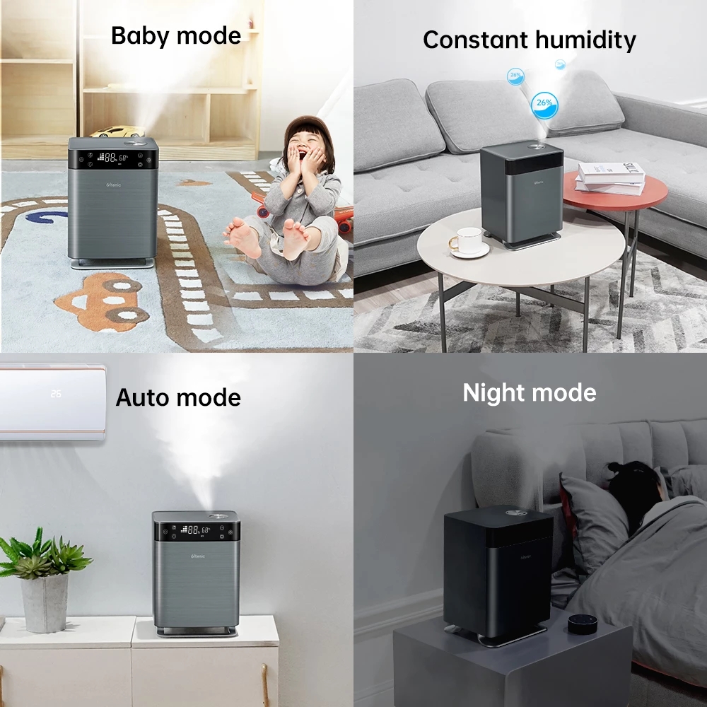 Find Ultenic H8 Smart Humidifier 4 3L 350ml/h Fog Output Constant Humidity 3 Modes APP Control 360 Rotate Nozzle Timer Function for Home Bedroom Office for Sale on Gipsybee.com with cryptocurrencies