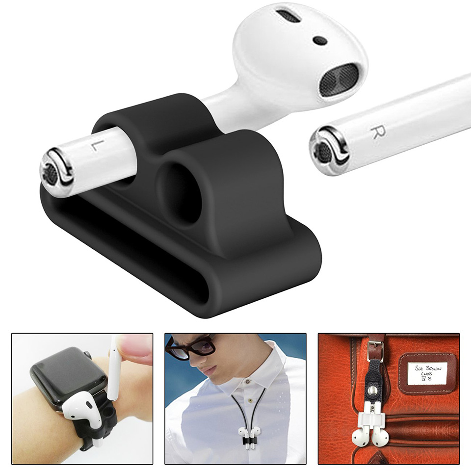Find Anti lost Silicone Holder Protective Case For Apple AirPods for Sale on Gipsybee.com with cryptocurrencies