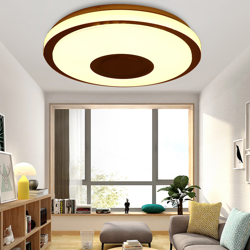 Find AC220V/110 240V 38cm LED RGB Music Ceiling Lamp bluetooth APP Remote Control Kitchen Bedroom Bathroom for Sale on Gipsybee.com with cryptocurrencies