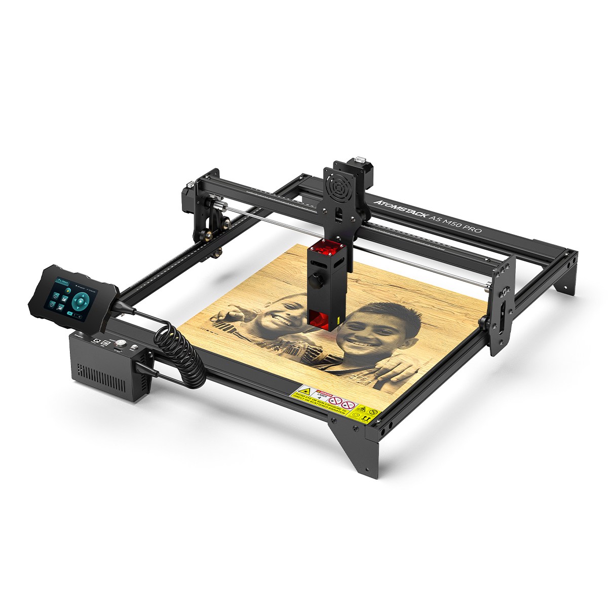 Find ATOMSTACK A5 M50 PRO Dual Laser Laser Engraving Cutting Machine Laser Engraver 5 5W Output Power Fixed Focus 304 Mirror Stainless Steel Engraving DIY Laser Marking for Metal Wood Leather Vinyl Support Offline Engraving for Sale on Gipsybee.com with cryptocurrencies