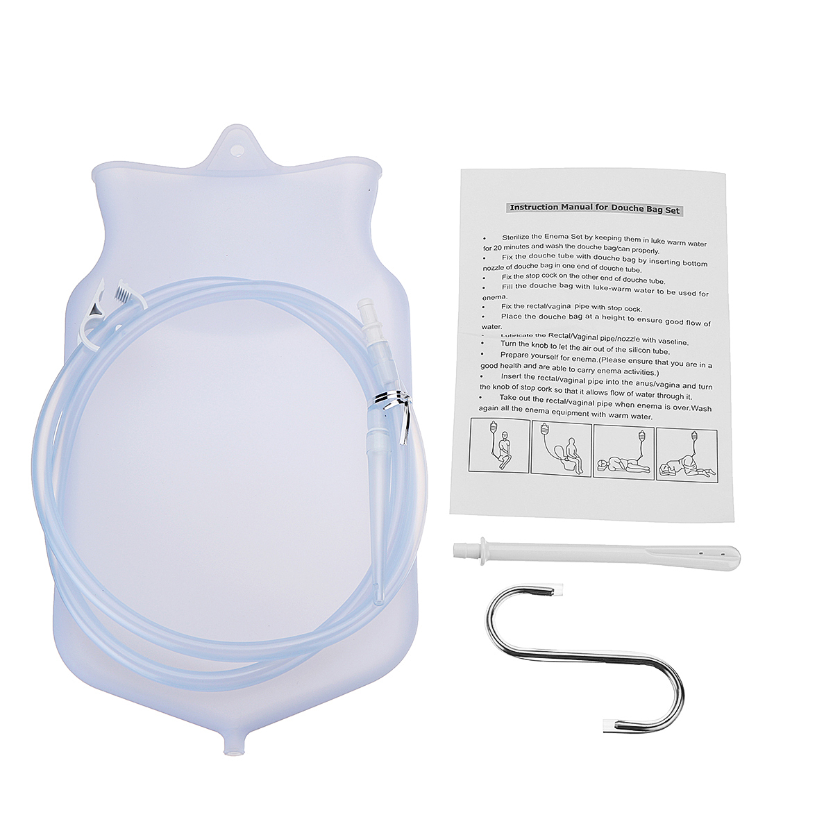 Find Detox Enema Bag Colon Cleaning With Silicone Hose Douche Bag Vaginal Washing Water Bag Cleaning Kit for Sale on Gipsybee.com with cryptocurrencies