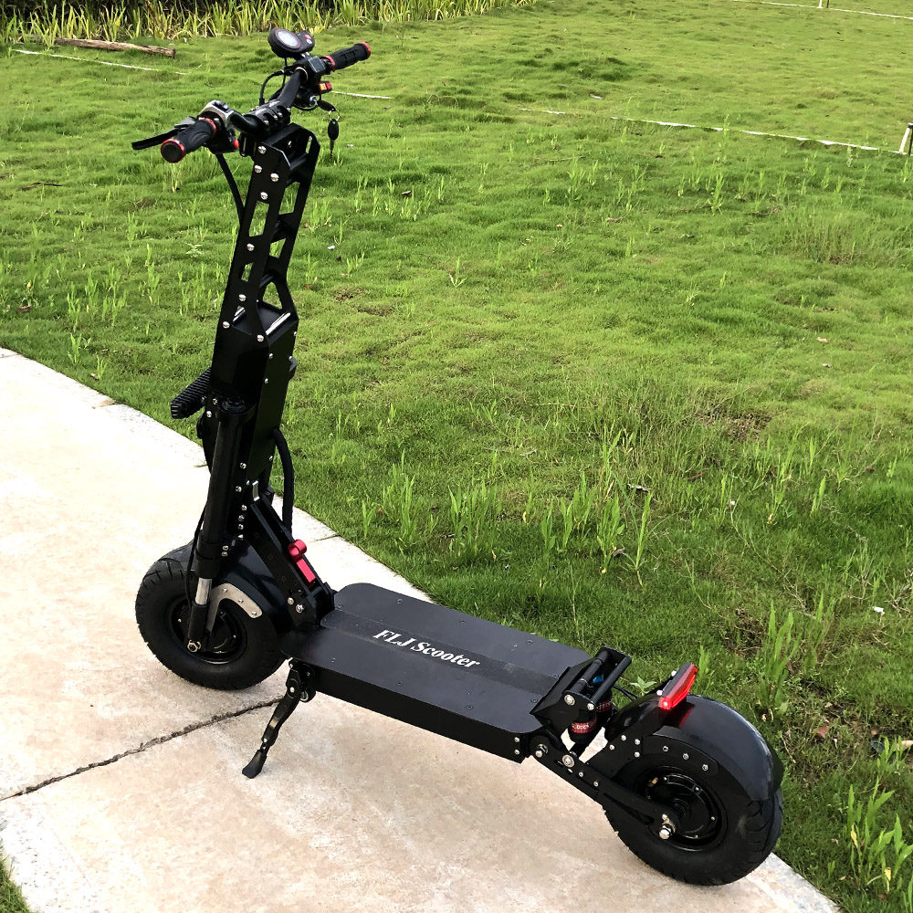 Find [EU Direct] FLJ K6 50Ah 60V 6000W Dual Motor 13 Inches Tires 120-150KM Mileage Range Electric Scooter Vehicle for Sale on Gipsybee.com with cryptocurrencies