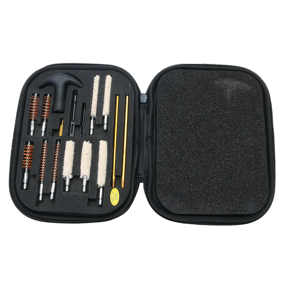 Find 16pcs Gun Cleaning Kit Case Universal For 22 357 38 40 44 45 9mm Guns for Sale on Gipsybee.com with cryptocurrencies