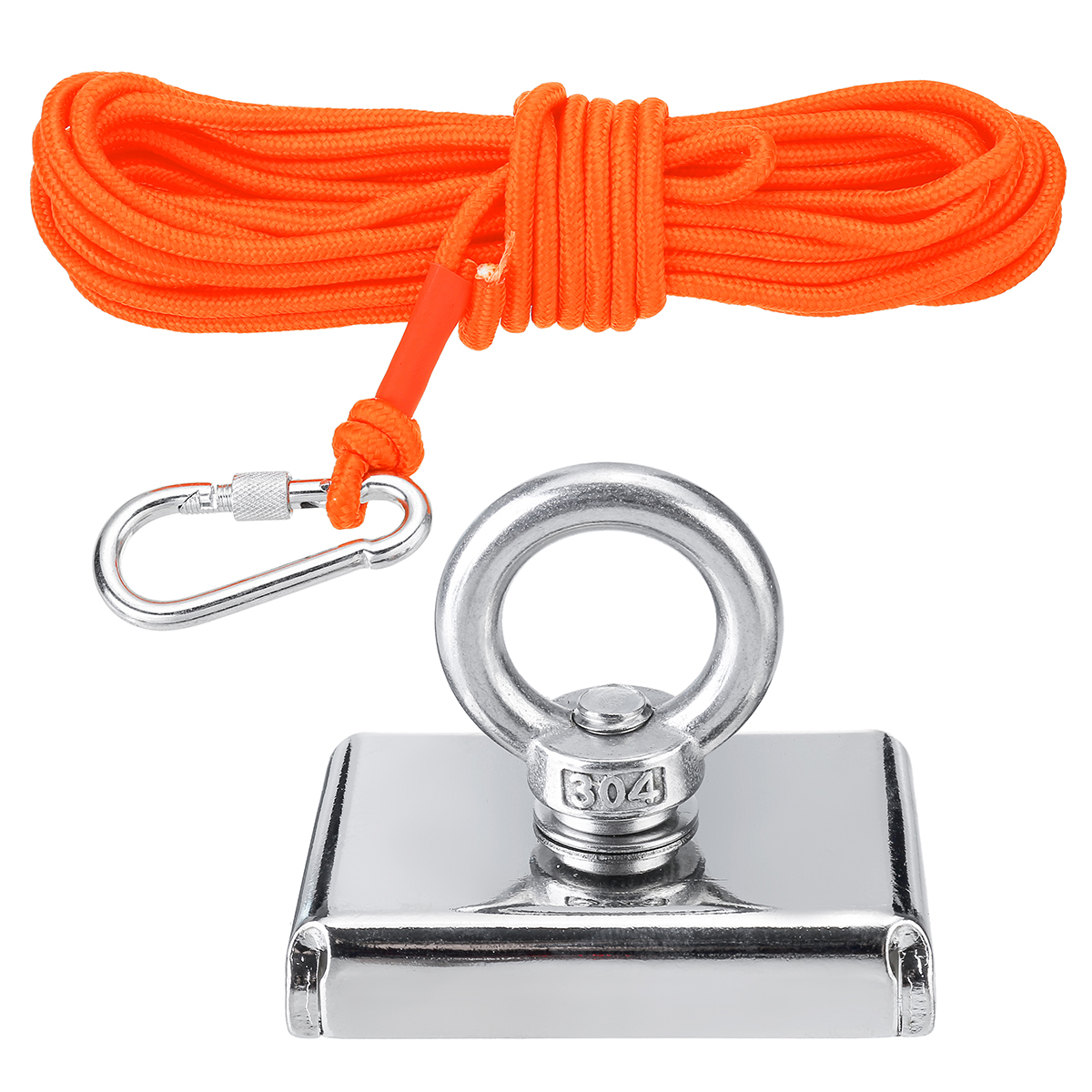 Find 110KG Double Side Neodymium Fishing Salvage Recovery Magnet with 10M Rope for Detecting Metal Treasure for Sale on Gipsybee.com with cryptocurrencies