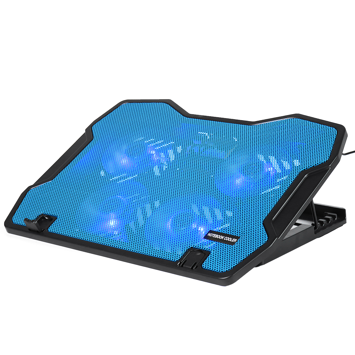 Find 4 Fan Adjustable Laptop Cooling Pad Cooler Portable Stand For 14-17inch Laptop for Sale on Gipsybee.com with cryptocurrencies