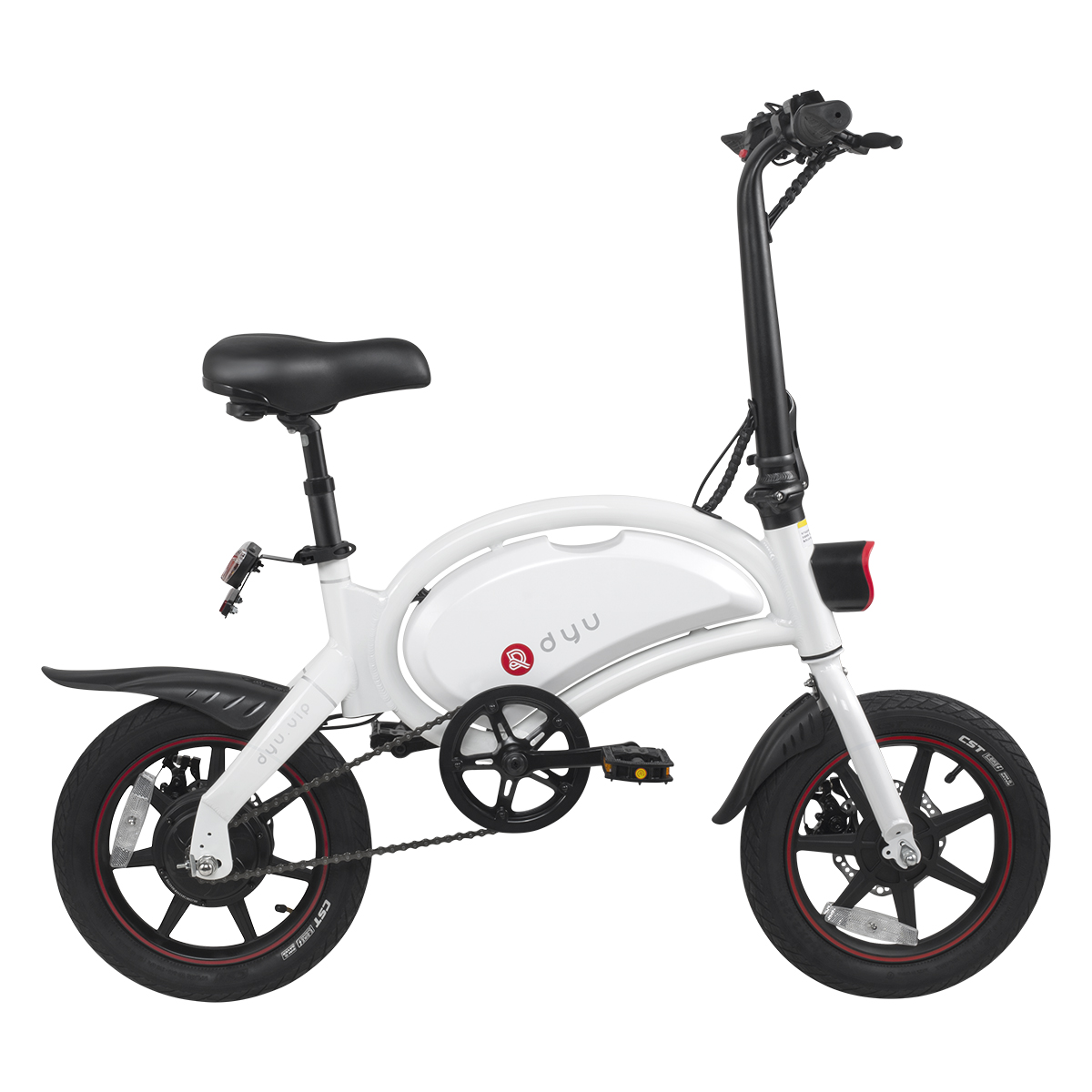 Find EU Direct DYU D3 10Ah 240W 36V Folding Moped Electric Bike 14inch 25km/h Top Speed 70km Mileage Intelligent Double Brake System Max Load 120kg White for Sale on Gipsybee.com with cryptocurrencies