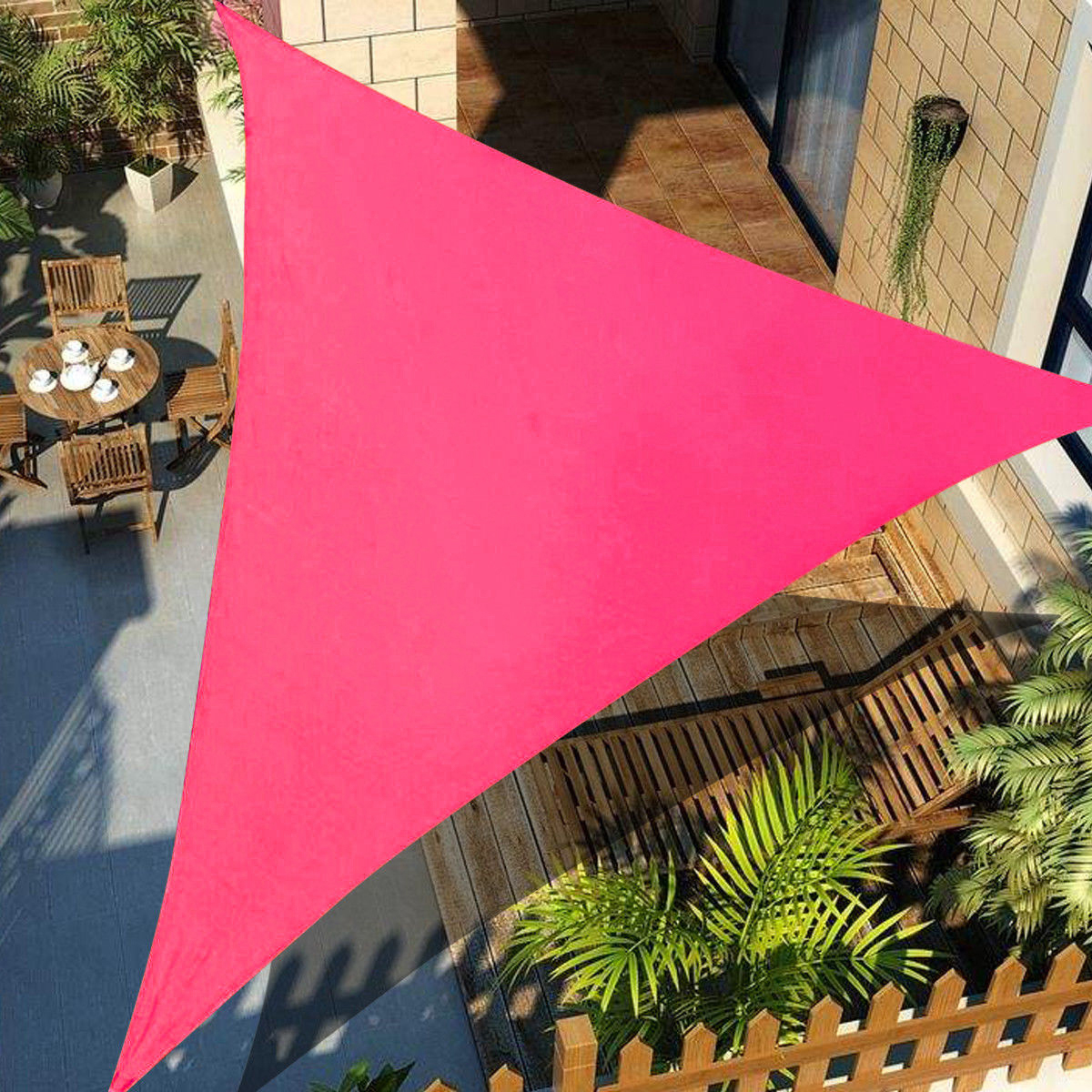 Find Outdoor Shade Sunscreen Waterproof Triangular UV Sunshade Sail Combination Net Triangle Sun Sail Tent Camping Garden for Sale on Gipsybee.com with cryptocurrencies