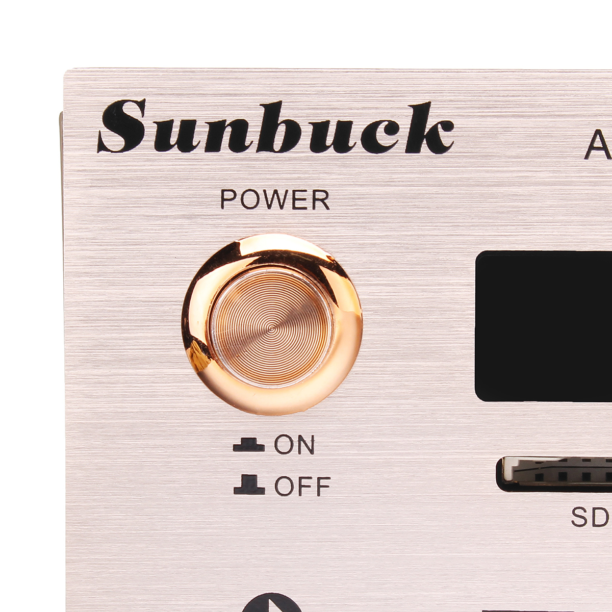 Find Sunbuck AV 580USB/BT bluetooth4 0 5CH Amplifier Support SD Card USB FM Microphone Gold for Sale on Gipsybee.com with cryptocurrencies