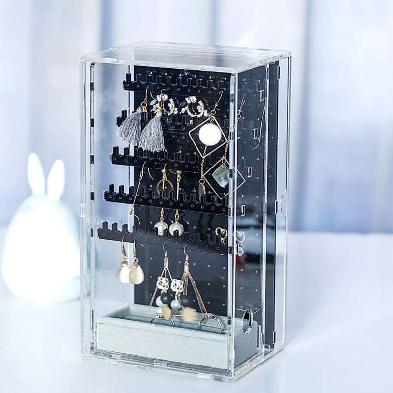 Find Acrylic Multifunctional Smart Ring Storage Box High end Jewelry Storage Box Earrings Watch Necklace Display Stand for Sale on Gipsybee.com with cryptocurrencies