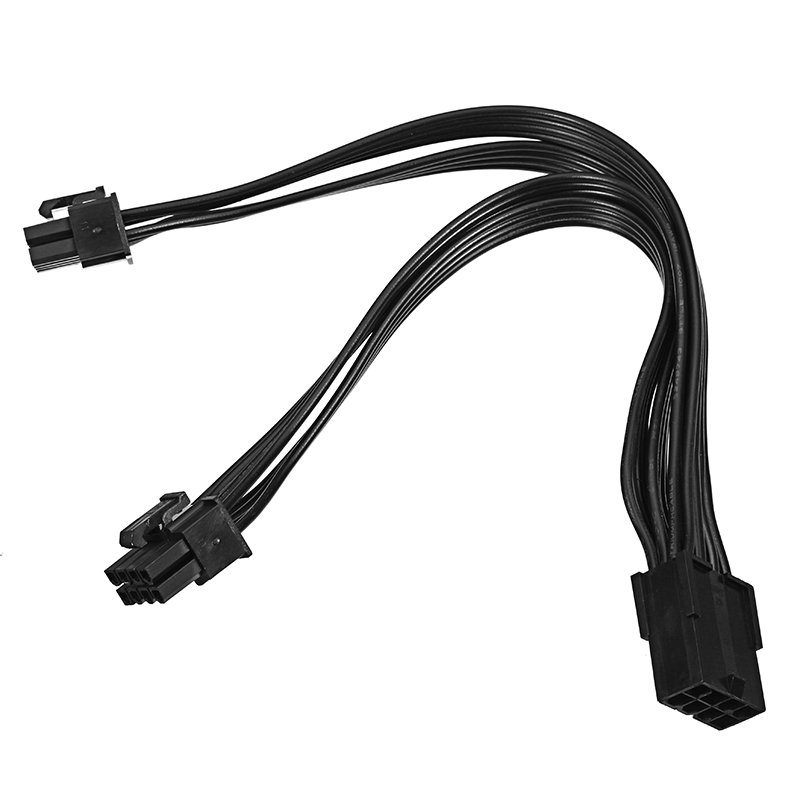 Find 8 Pin Female to 2x8P 6 2 Power Supply Cable for PCI E Graphics Card 20cm for Sale on Gipsybee.com with cryptocurrencies